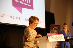 La dernière ligne droite des élections régionales se profile... rendez-vous avec Marie Guite Dufay 